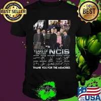17 years of 2003-2020 NCIS thank you for the memories signature shirt