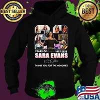 23 years of 1997 2020 sara evans thank you for the memories signature s Hoodie