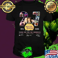27 years of 1993 2020 02 seasons 05 episodes hocus pocus thank you for the memories signatures shirt