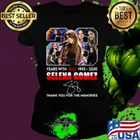 28 years with selena gomez 1992 2020 thank you for the memories signature s Ladies tee