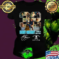32 kenny chesney years of 1988 2020 no shoes nation signature s Ladies tee