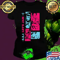321 let's jam cowboy bebop s Ladies tee