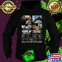 35 years of 1986 2021 top thank you for the memories signatures s Hoodie