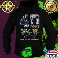 40 years of 1980 2020 depeche mode thank you for the memories signatures s Hoodie
