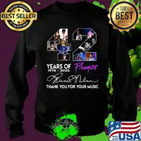 42 years of 1978 2020 frince thank you for the memories signature s Sweater