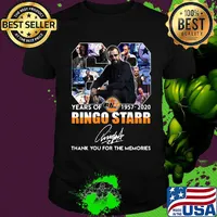 63 years of 1957 2020 ringo starr thank you for the memories signature shirt