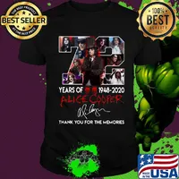 72 years of 1948 2020 alice cooper thank you for the memories signature shirt
