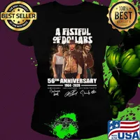 A fistful of dollars 56th anniversary 1964 2020 thank you for the memories signatures s Ladies tee