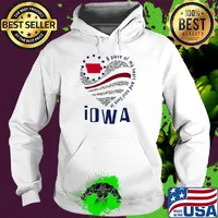 A piece of my heart and soul lives in Iowa Map s Hoodie