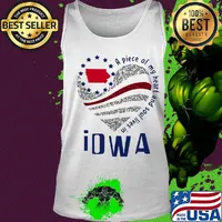 A piece of my heart and soul lives in Iowa Map s Tank top