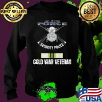 Air force security police cold war veteran s Sweater