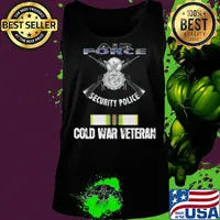 Air force security police cold war veteran s Tank top