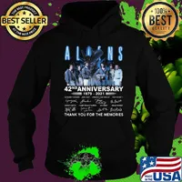 Aliens 42nd anniversary 1979 2021 thank you for the memories signatures s Hoodie