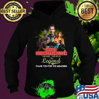 Arnold schwarzenegger the man the myth the legend thank you for the memories signature s Hoodie