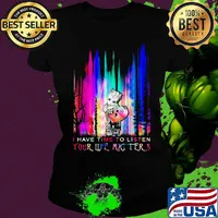 Baby groot hug heart i have time to listen your life matter s Ladies tee