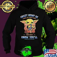 Baby yoda crazy might be carbs just might need never know you'll diabetes awareness s Hoodie