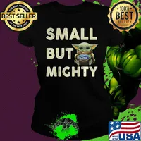 Baby yoda hug ford small but mighty s Ladies tee