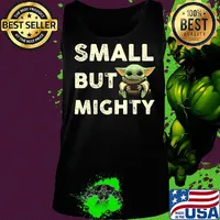Baby yoda small but mighty s Tank top