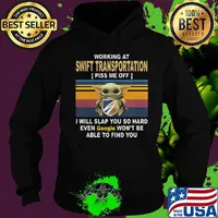 Baby yoda working at swift transportation piss me off i will slap you so hard even google won't be able to find you vintage retro s Hoodie