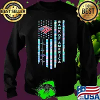 Bank of America American flag s Sweater
