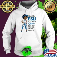 Betty boop alcorn i am a fsu educated queen and i am proud of my roots s Hoodie