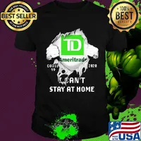 Blood insides ameritrade covid-19 2020 i can't stay at home shirt