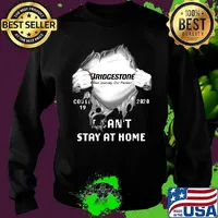 Blood insides bridgestone your journey our passion covid-19 2020 i can't stay at home s Sweater