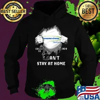 Blood insides consumers energy count on us covid-19 2020 i can't stay at home s Hoodie