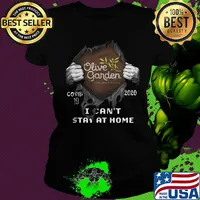 Blood insides olive garden italian kitchen covid-19 2020 i can't stay at home s Ladies tee