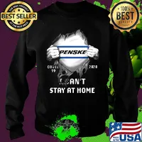 Blood insides penske logo covid-19 2020 i can't stay at home s Sweater