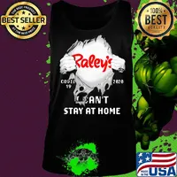Blood insides raley's logo covid-19 2020 i can't stay at home s Tank top