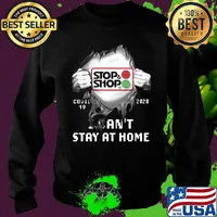 Blood insides stop and shop covid-19 2020 i can't stay at home s Sweater