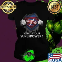 Blood insides superman medline what's your superpower s Ladies tee