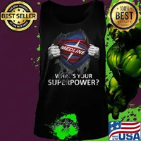 Blood insides superman medline what's your superpower s Tank top