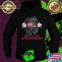 Blood insides superman pizza papa john’s what's your superpower s Hoodie