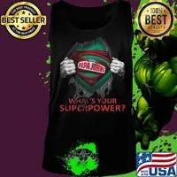 Blood insides superman pizza papa john’s what's your superpower s Tank top