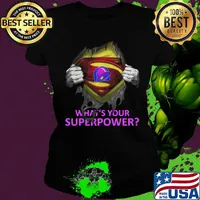 Blood insides superman taco bell what's your superpower s Ladies tee