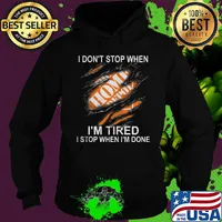 Blood insides the home depot i don't stop when i'm tired i stop when i'm done s Hoodie
