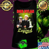 Bob dylan the man the myth the legend s Tank top