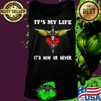 Bon jovi it's my life it's now or never s Tank top