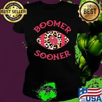 Boomeer oklahoma sooners football leopard s Ladies tee