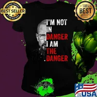 Breaking bad i'm not in danger i am the danger s Ladies tee