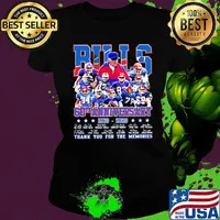 Buffalo bills 60th anniversary 1960 2020 thank you for the memories signatures stars s Ladies tee