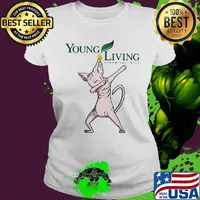 Cat young living essential oils s Ladies tee
