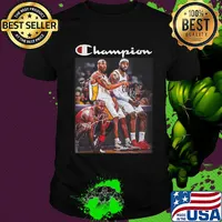 Champions kobe bryant lebron james and michael jordan basketball players signatures shirt