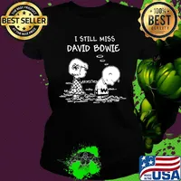 Charlie brown i still miss david bowie s Ladies tee