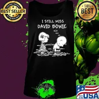 Charlie brown i still miss david bowie s Tank top