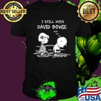 Charlie brown i still miss david bowie shirt