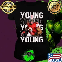 Chase young 2 washington redskins football s Ladies tee