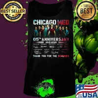 Chicago med 05th anniversary 2015 2020 thank you for the memories signatures s Tank top